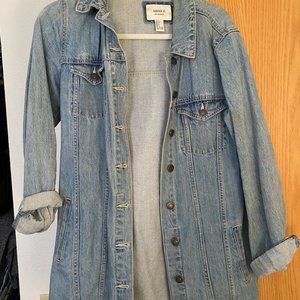 long jean jacket size s